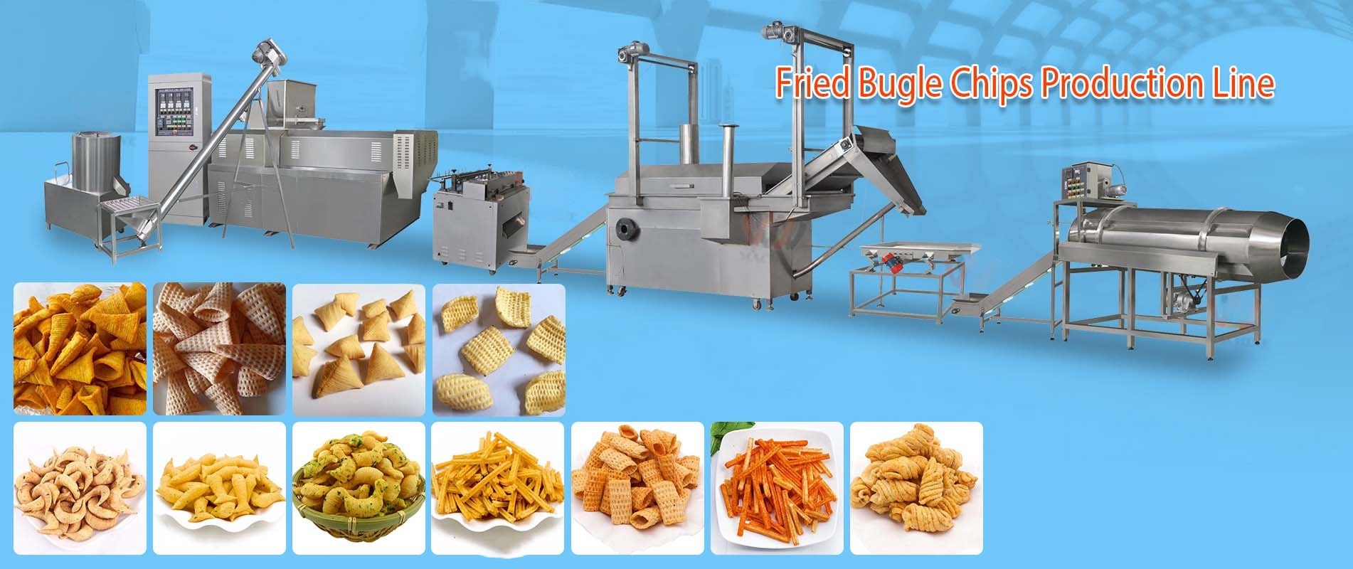 Fried Bugle Chips Production Line